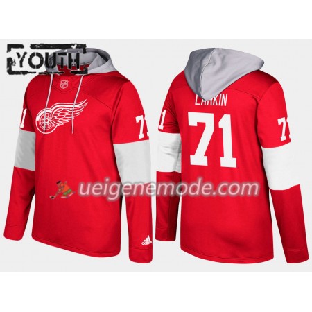 Kinder Detroit Red Wings Dylan Larkin 71 N001 Pullover Hooded Sweatshirt